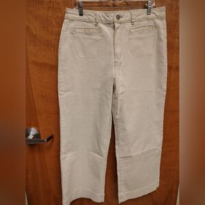 Sonoma wide-leg ankle high rise pants